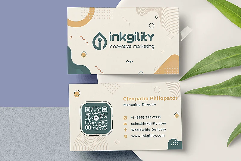 Periwinkle & Foliage mockup